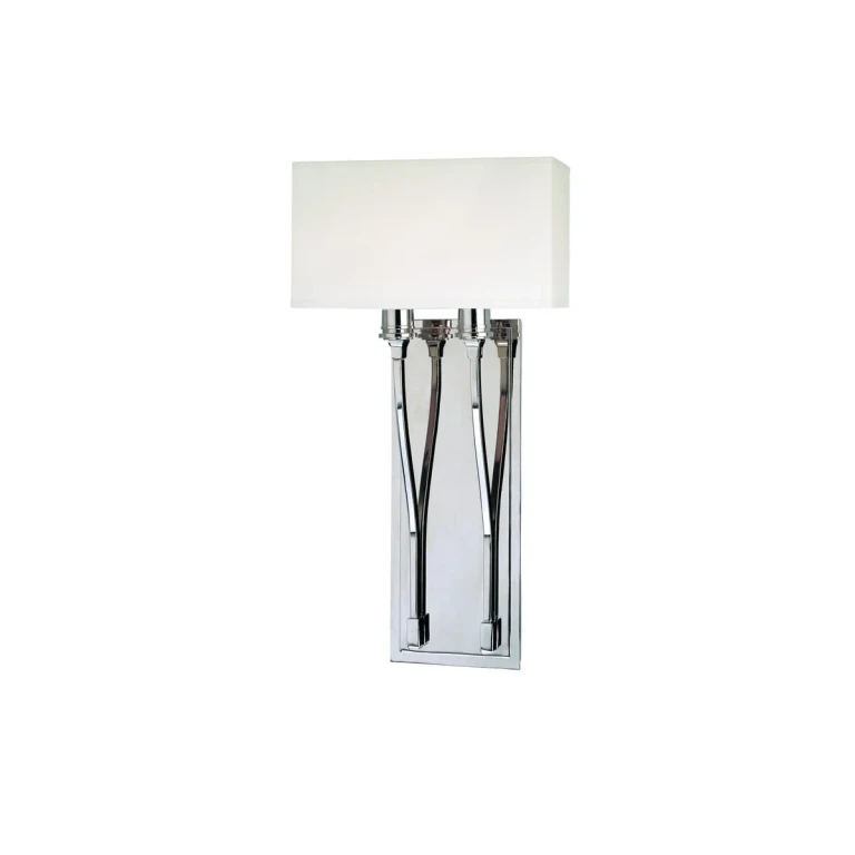 Selkirk 2-Light 20" Wall Sconce in Polished Nickel