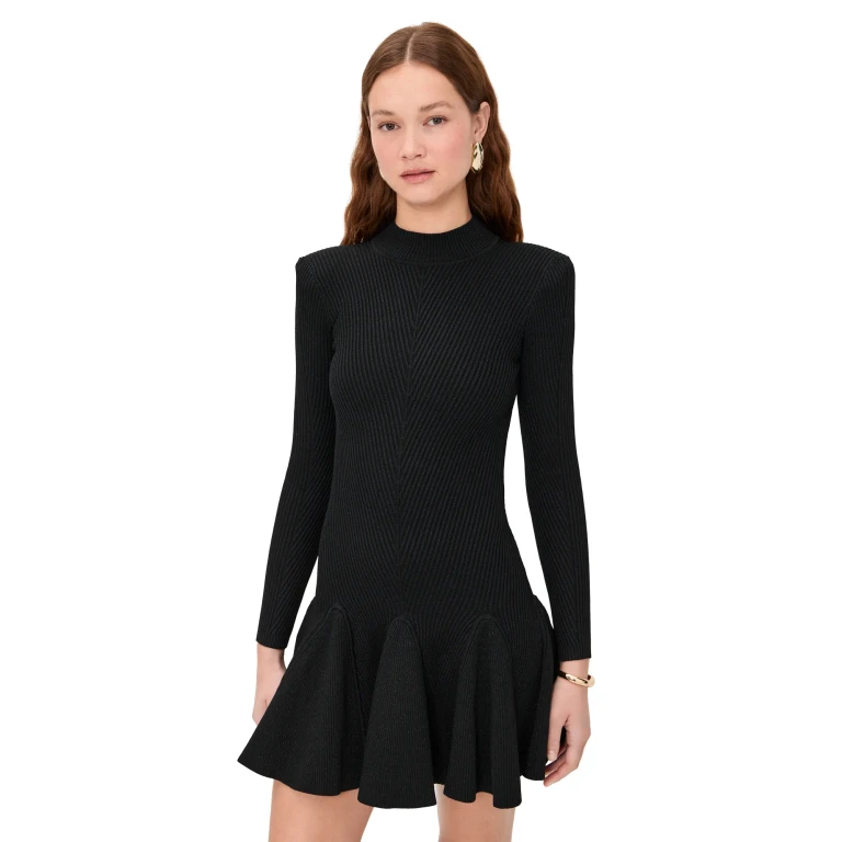 Retrofête Sydonie Dress Metallic Black XS