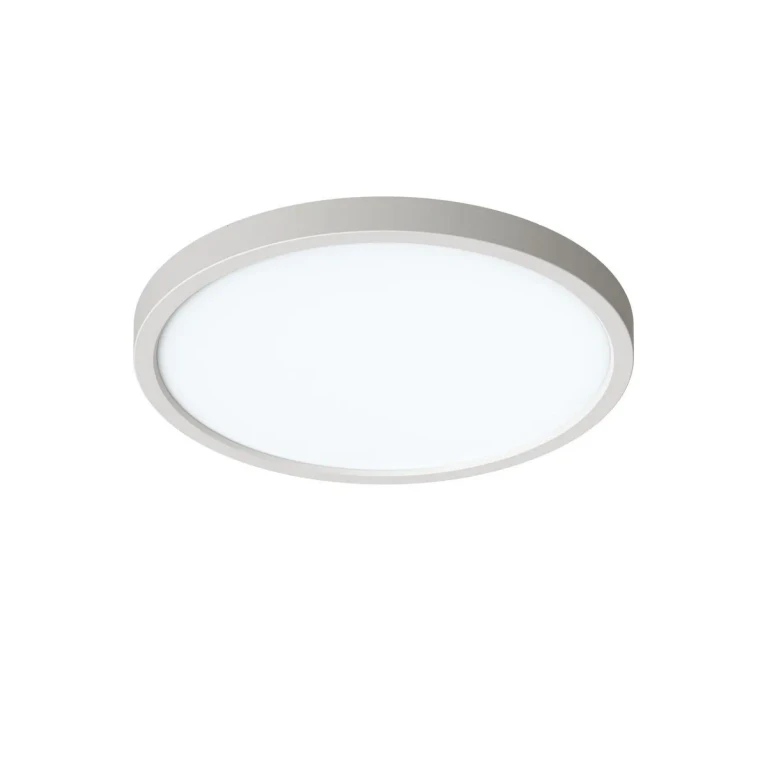 Satin Nickel LED Flush Mount from the Eon Collection