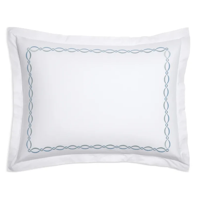 Matouk Brando Embroidered Percale Sham, Standard - Exclusive
