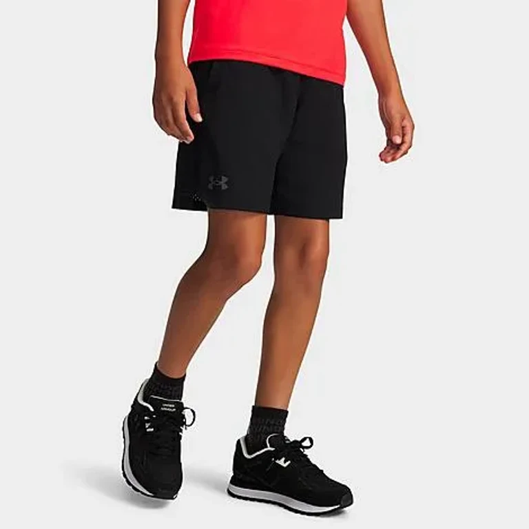 Kids Boys Vanish Shorts in Black/Pitch Grey Size: XS