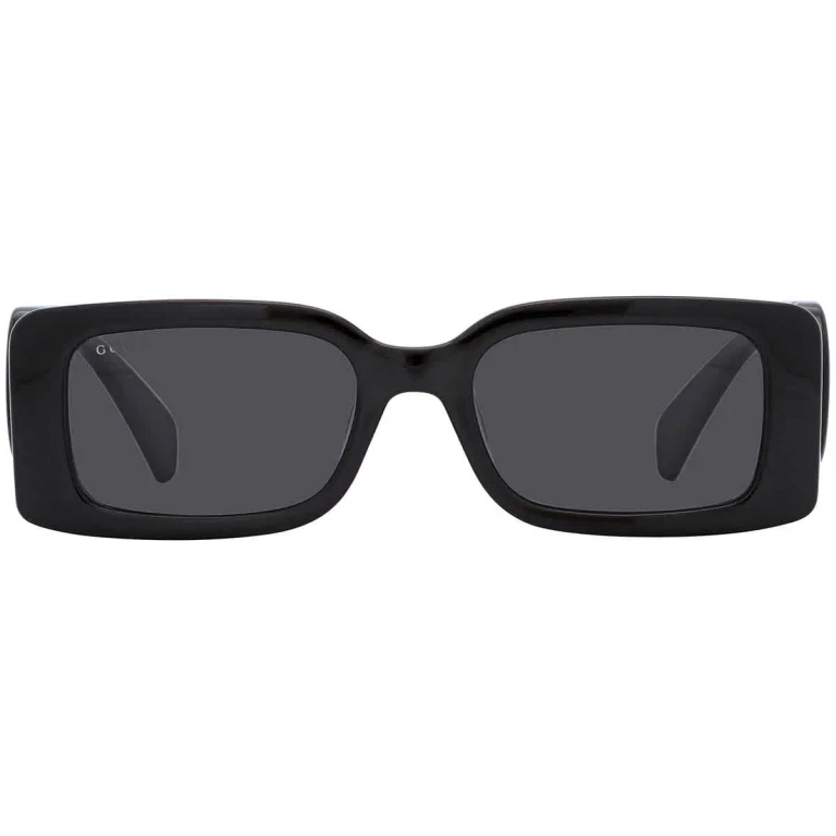 Gucci Grey Rectangular Ladies Sunglasses GG1325S 001 54