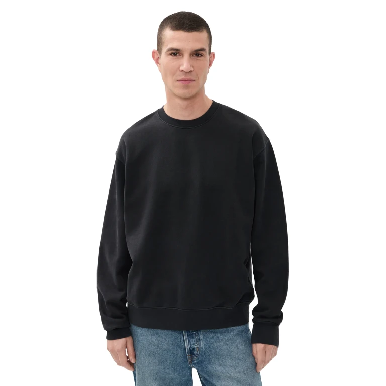 Madewell The McCarren Midweight Crewneck Sweatshirt Vintage Ivory M