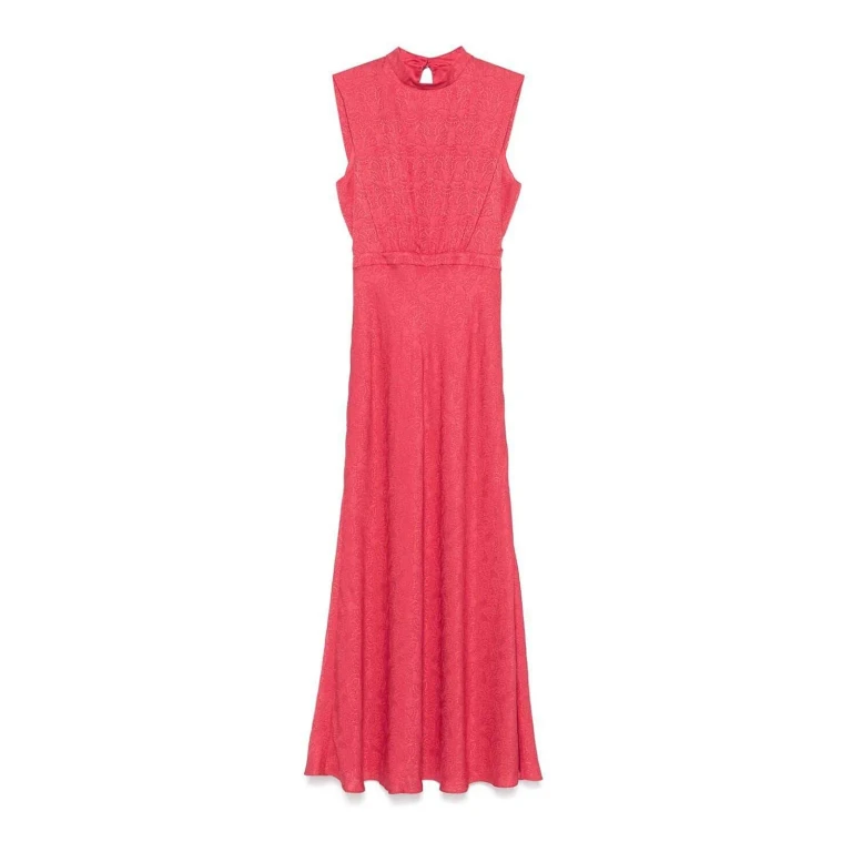 Saloni Maxi Robe - Fuchsia