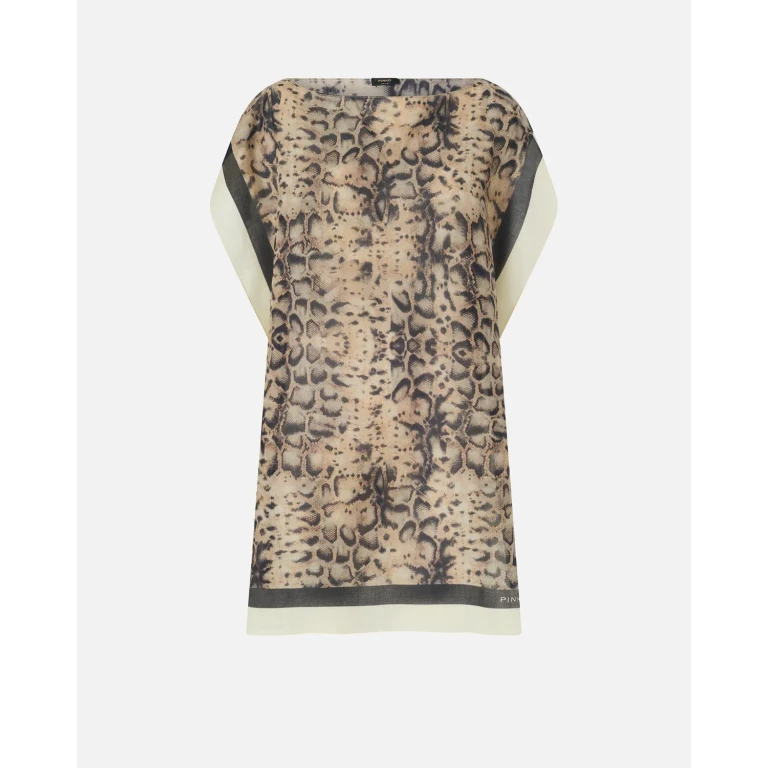 Pinko - Caftan à imprimé serpent