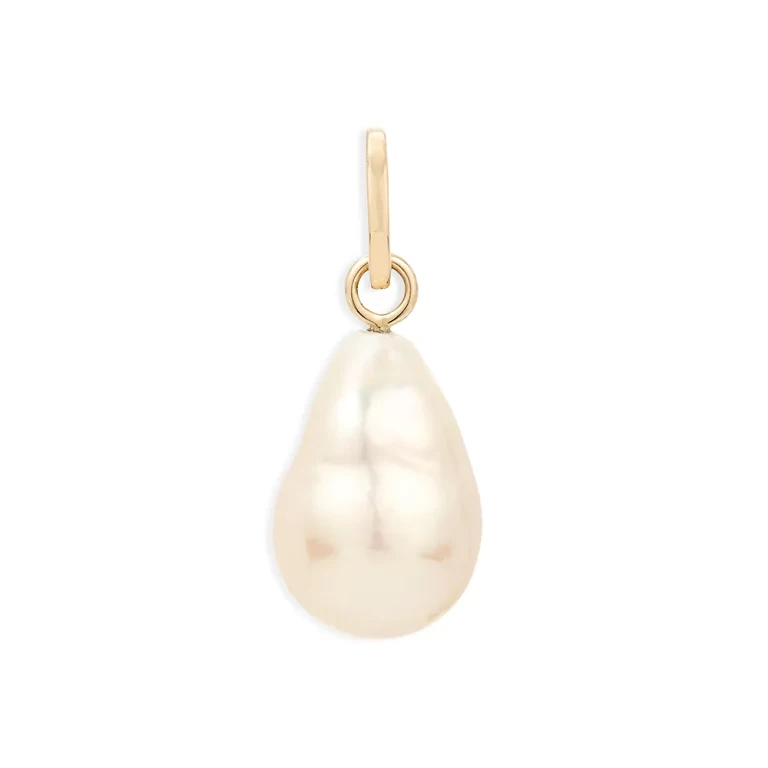 Adina Reyter 14K Yellow Gold Cultured Freshwater Pearl Drop Hinged Charm