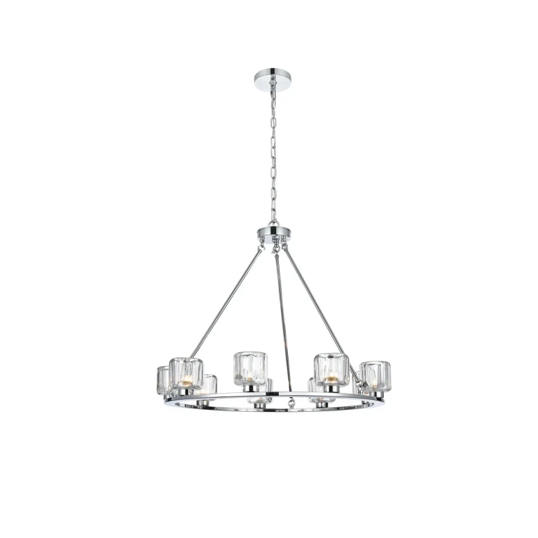 Chrome Chandelier from the Cadence Collection