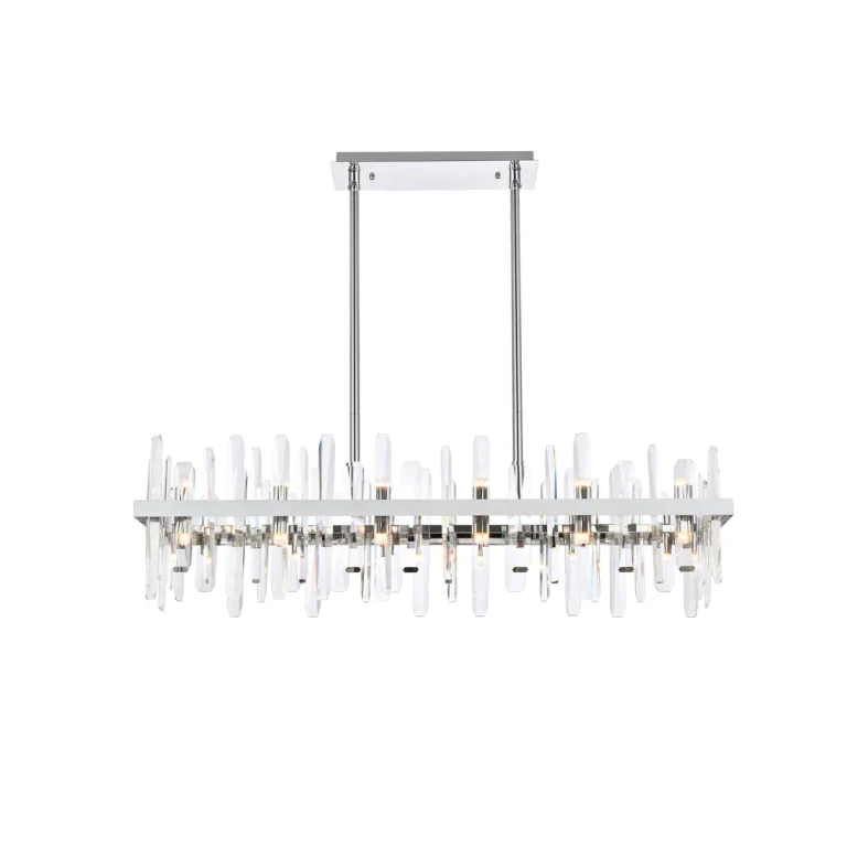 Chrome 24 Light Chandelier from the Serena Collection