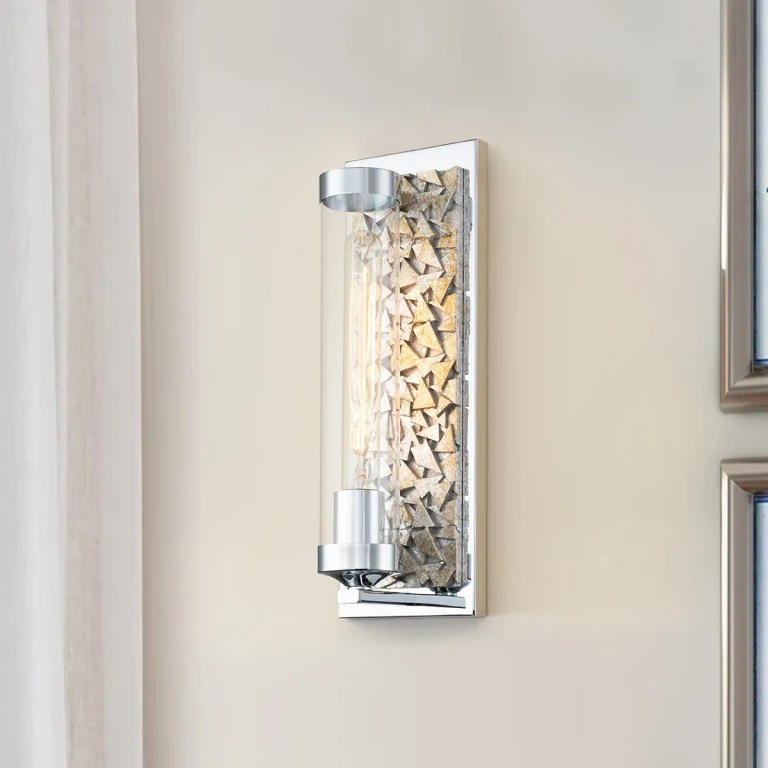 Polished Chrome Wall Sconce from the Elysian Collection