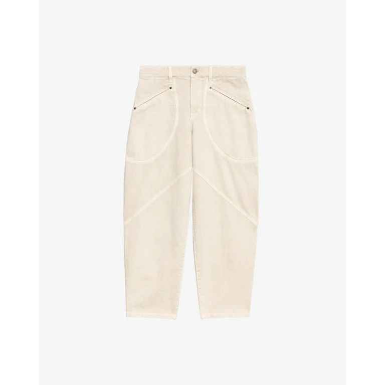 Pantalon Catarina - Femme - Écru - Taille 34 - Isabel Marant