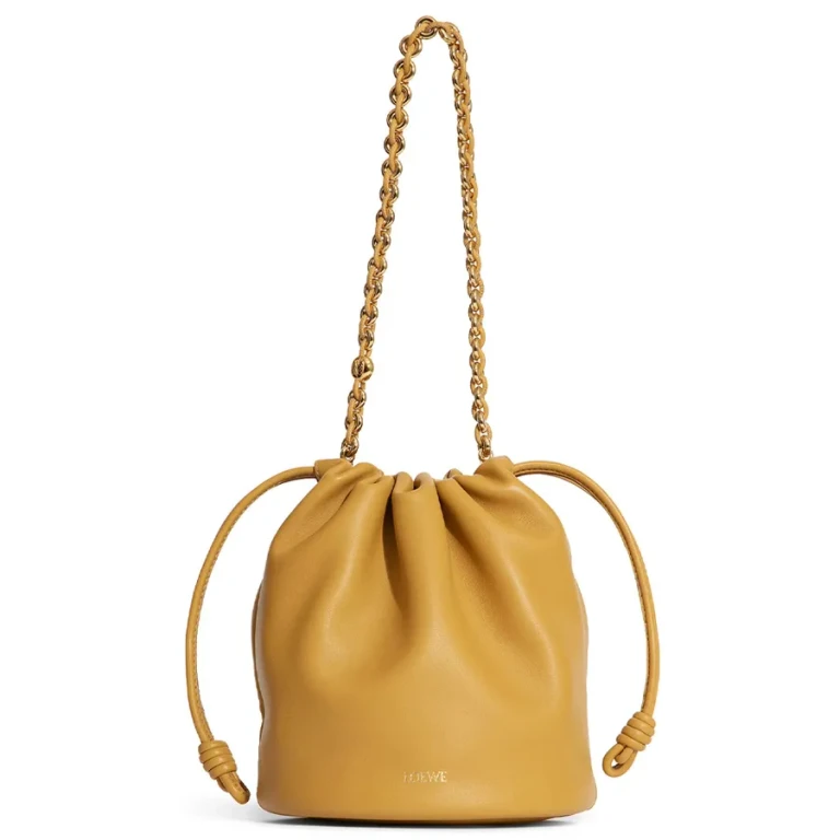 Loewe Flamenco Purse Bucket Bag in Sahara
