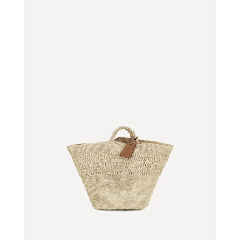 MANEBI Fiji raffia Handbag Female UNI