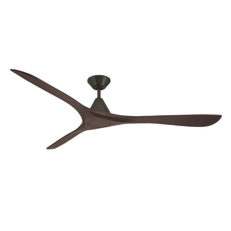 Bronze Dark Walnut 72" Ceiling Fan from the Carve Collection