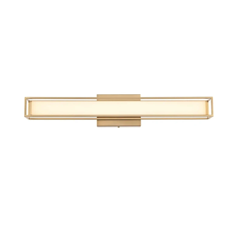 Satin Gold LED Wall Sconce from the Aden Collection