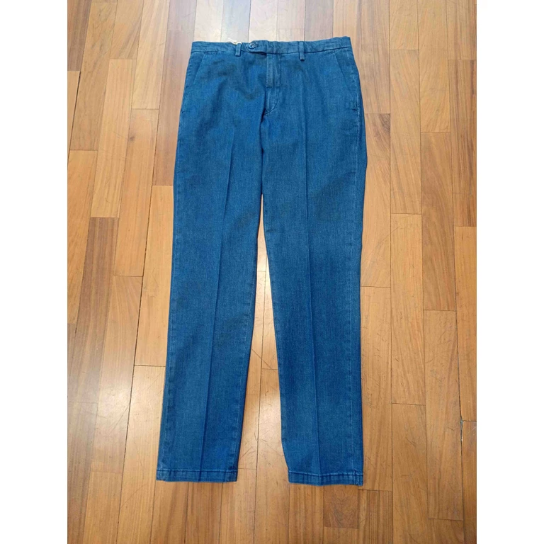 Briglia 1949 Chambre Blue Cotton Pant - Men