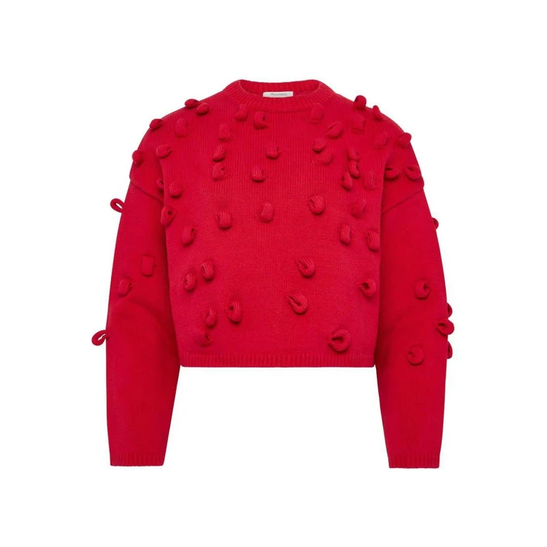 J. W. Anderson Pull Col Rond - Rouge