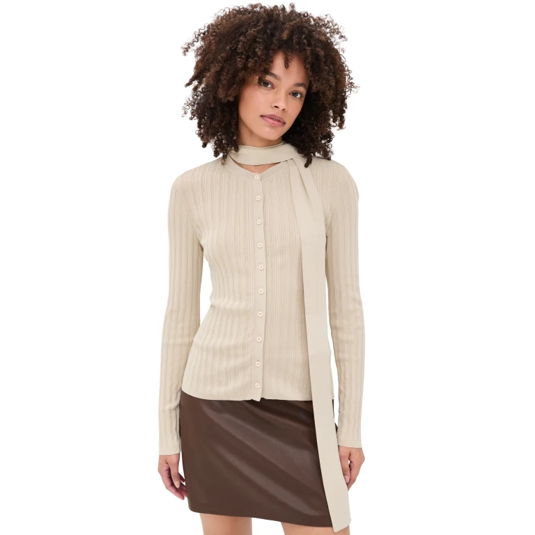 rag & bone Gianna Cardigan Beige XS