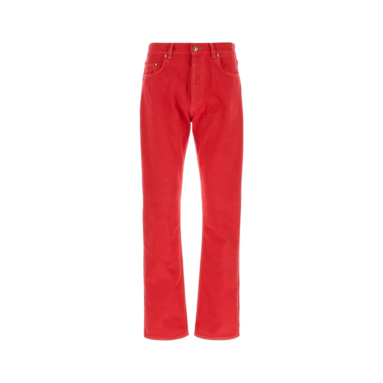 Versace Red Denim Jeans