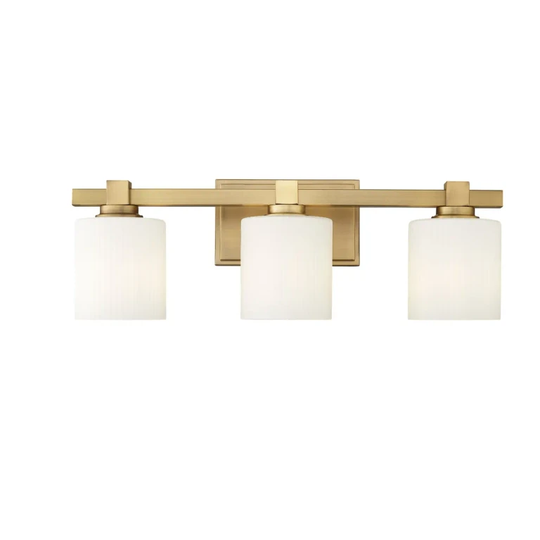 Vintage Brass Bathroom Vanity Light