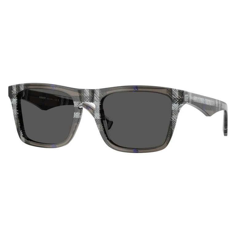 Burberry Dark Grey Square Mens Sunglasses BE4434F 414787 57