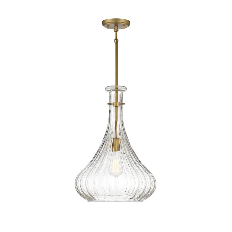 Savoy House Bristo Pendant Light in Warm Brass - 7-2265-1-322
