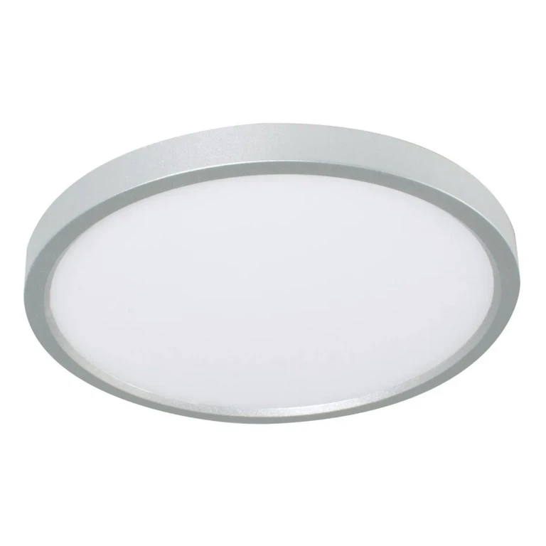 Edge Round LED Flush Mount in Satin Nickel