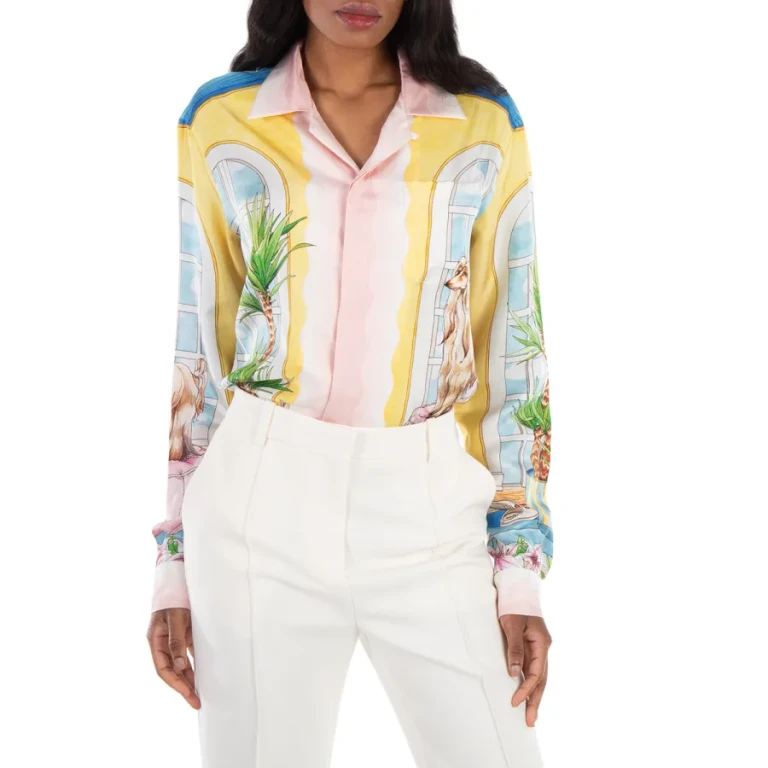 Casablanca Ladies Apartement Dans Les Airs Printed Shirt