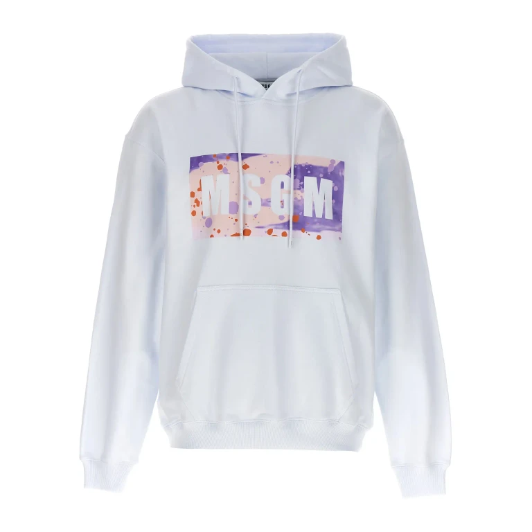 MSGM Camo Season Box Logo Hoodie