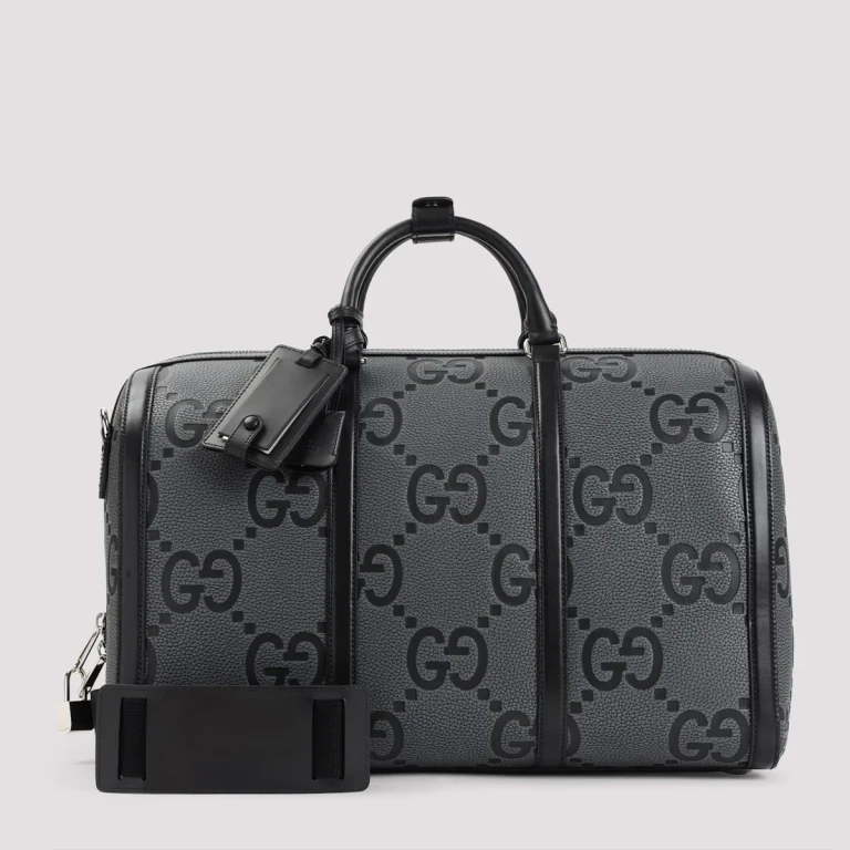 Gucci Jumbo Gg Leather Travel Bag