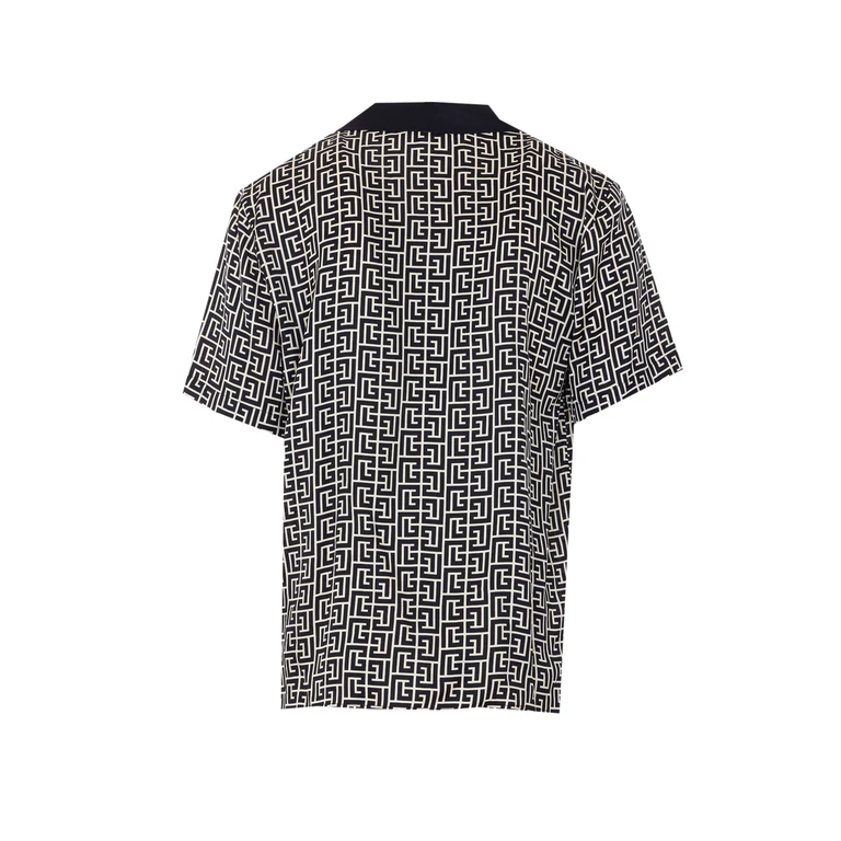 Balmain T-shirts and Polos Black Viscose - Men