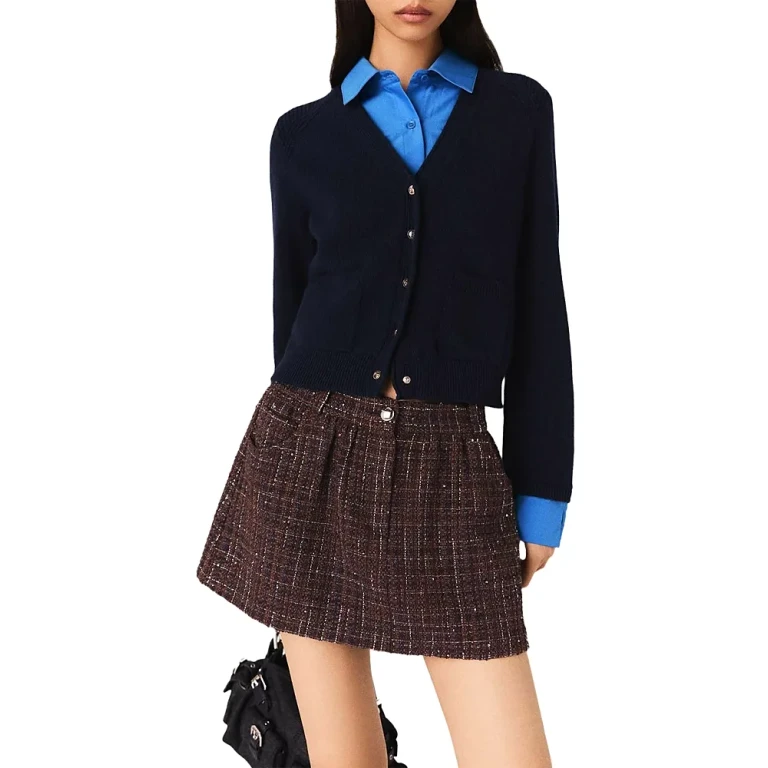 Maje Madrid Layered Cardigan