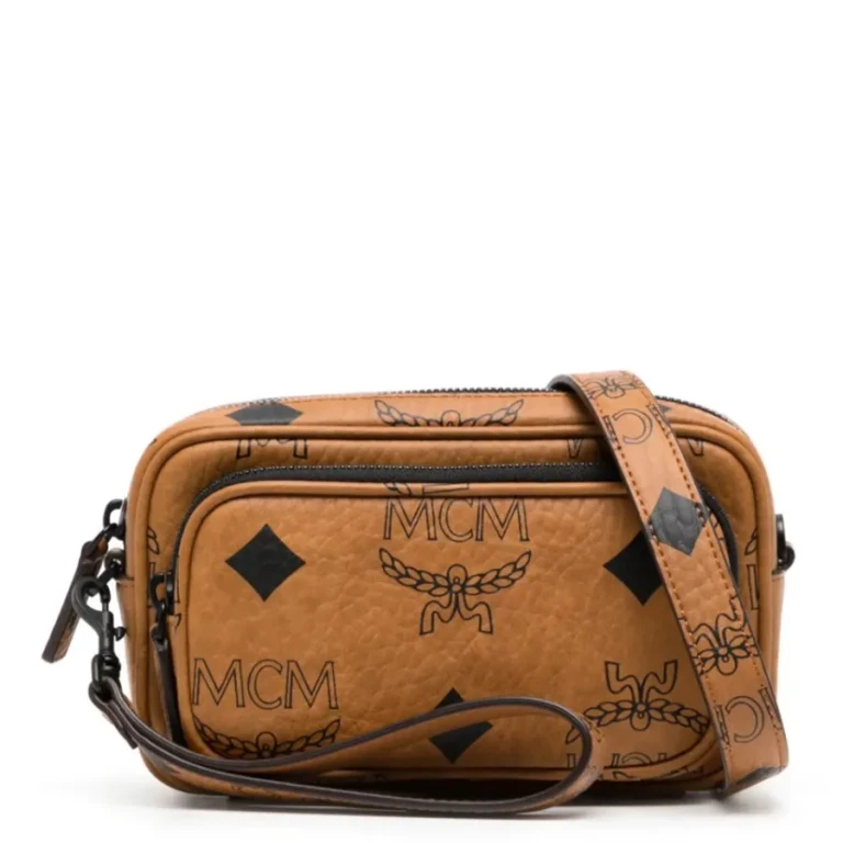 Mcm Mini Aren Maxi Visetos Crossbody Bag