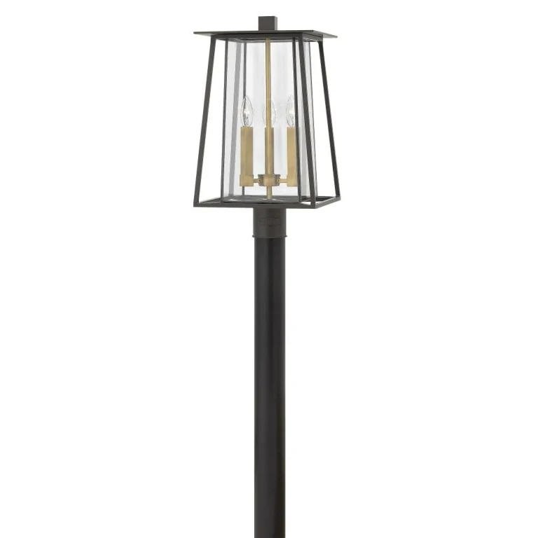 Buckeye Bronze LED Post Top Pier Mount from the Walker Collection