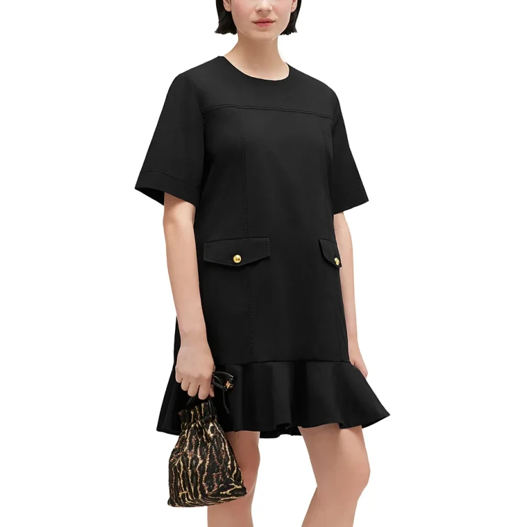 Ganni Short Sleeve Minidress