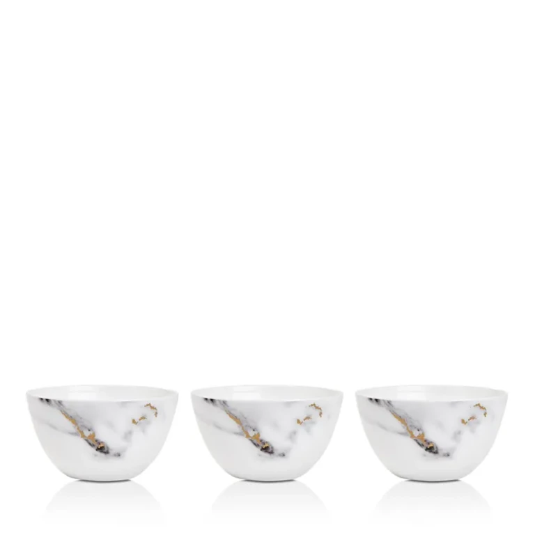 Prouna Marble Nut/Olive Bowls, Set of 3