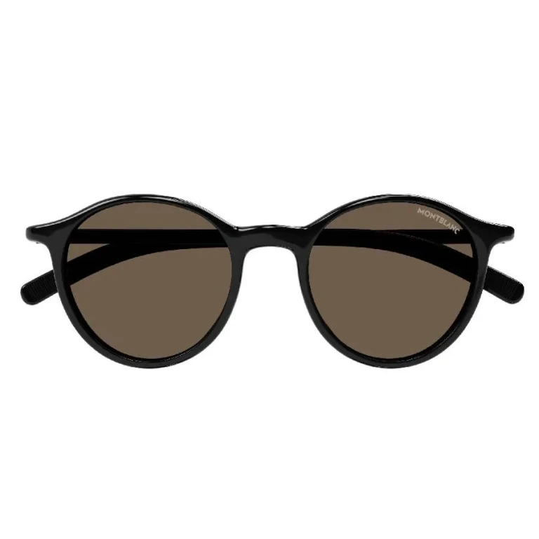 Montblanc Solid Brown Phantos Mens Sunglasses MB0324S 001 50