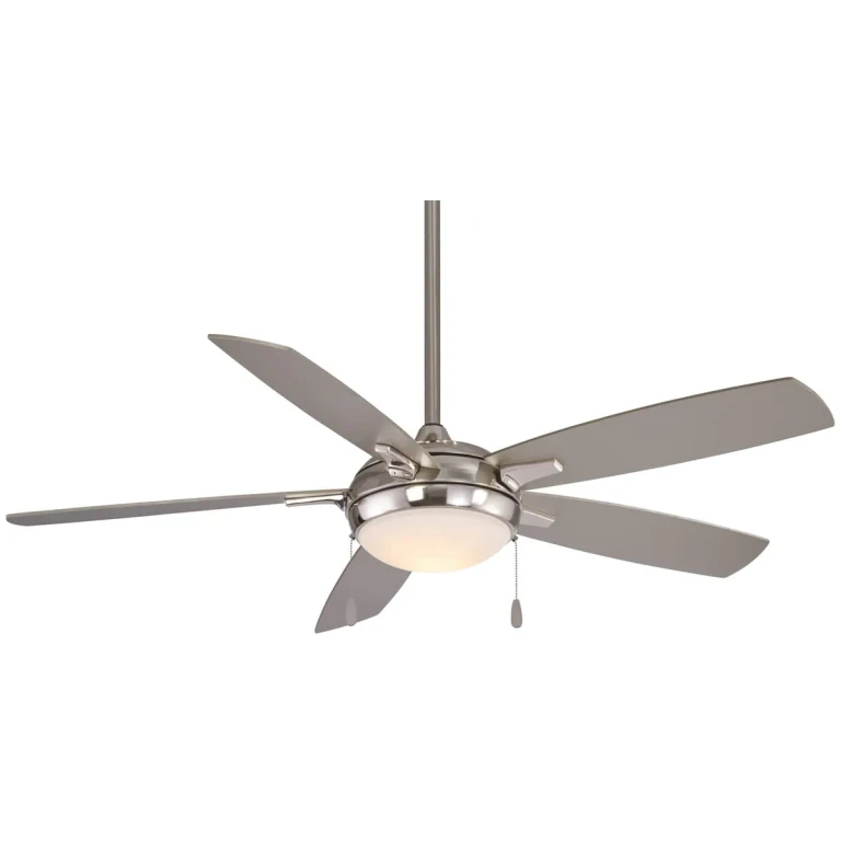 Brushed Nickel 54" Ceiling Fan from the Lun-Aire Collection