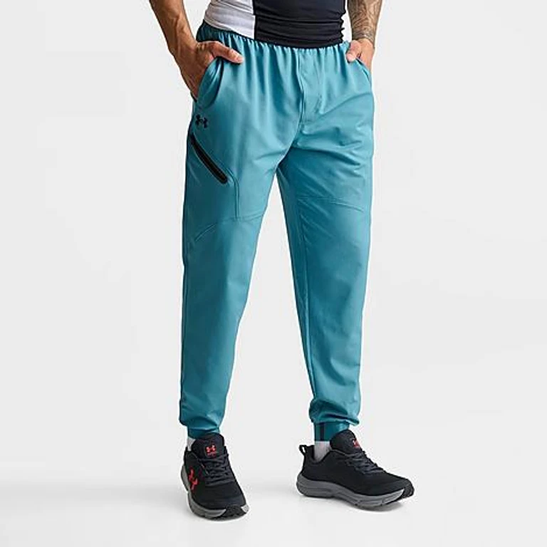 UA Unstoppable Woven 조거 팬츠 Boundless Blue/Black