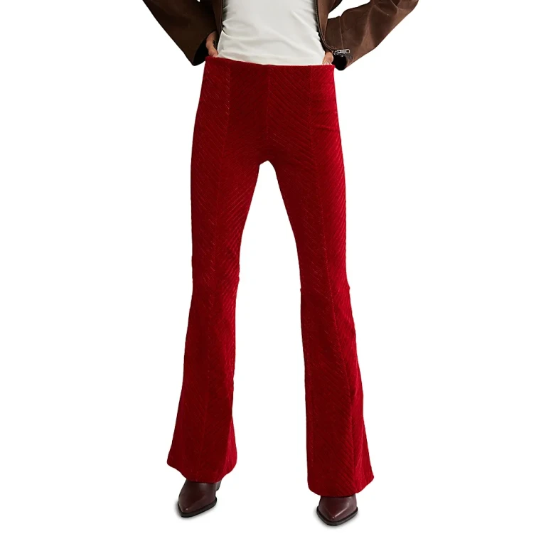 Free People Penny Pull On Velvet Pants