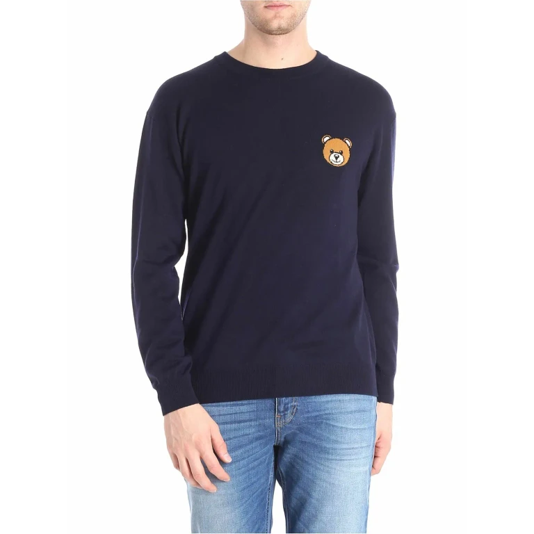 Moschino Pull Col Rond - Blanc
