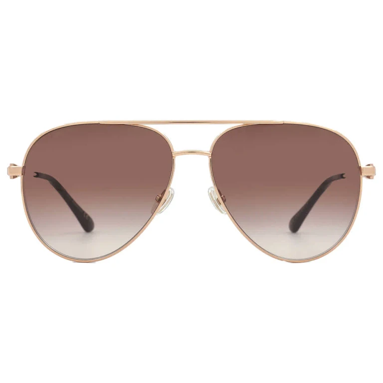 Jimmy Choo Brown Gradient Pilot Ladies Sunglasses OLLY/S 0DDB/HA 60