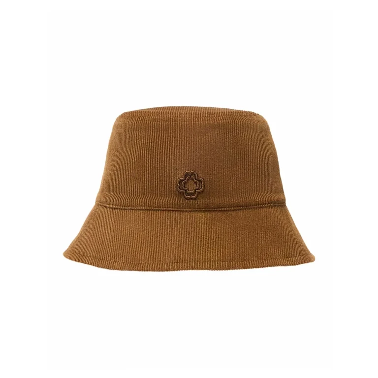 Maje Corduroy & Faux Shearling Reversible Bucket Hat