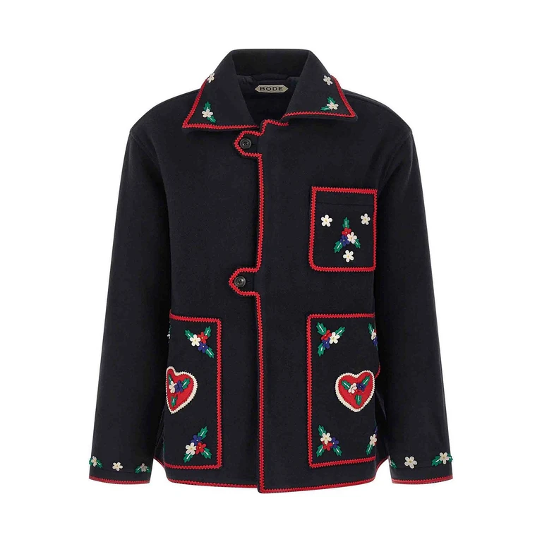 Bode Veste Casual - Bleu