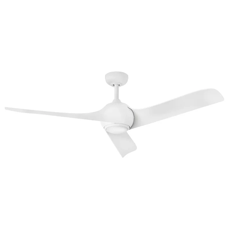 Matte White 56" Smart Fan from the Tiburon Collection
