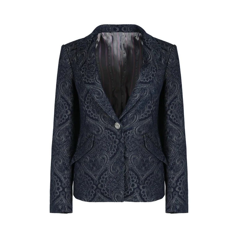 Etro Denim Jacquard Jacket