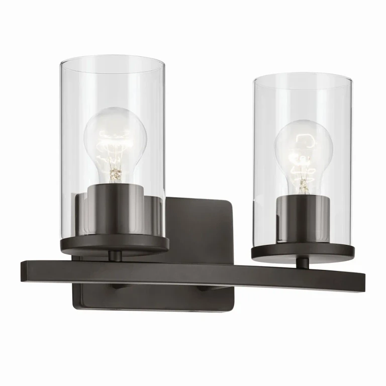 Olde Bronze Bathroom Vanity Light from the Crosby Collection