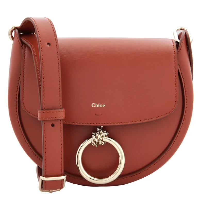 Chloe Arlene Small Ring Half-Moon Crossbody Bag