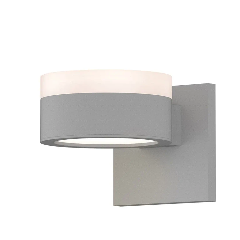 REALS 2.5" 2-Light LED Wall Sconce in Textured White