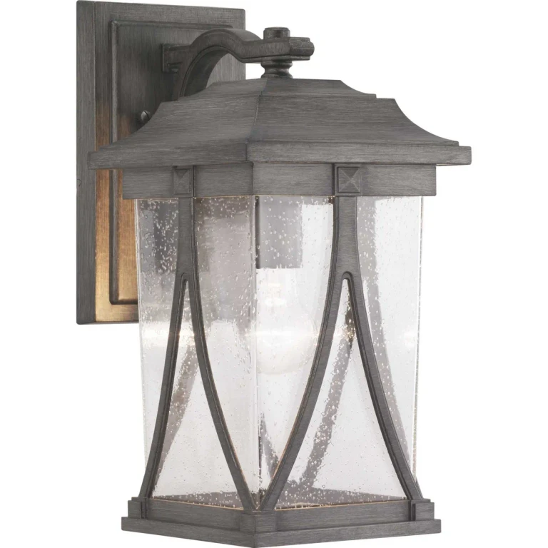 Antique Pewter One Light Wall Lantern from the Abbott Collection
