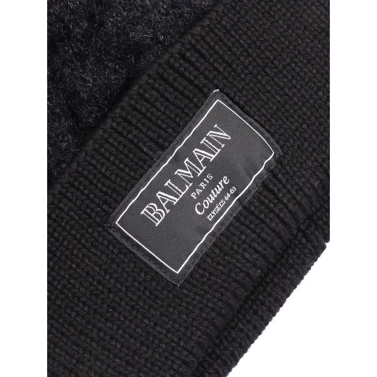 Balmain Hat Black Polyamide
